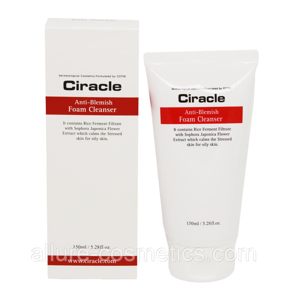 Очищаюча пінка для проблемної шкіри CIRACLE Anti-Blemish Foam Cleanser 150ml