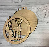 Новорічна заготовка для декупажу-Олень, фото 2