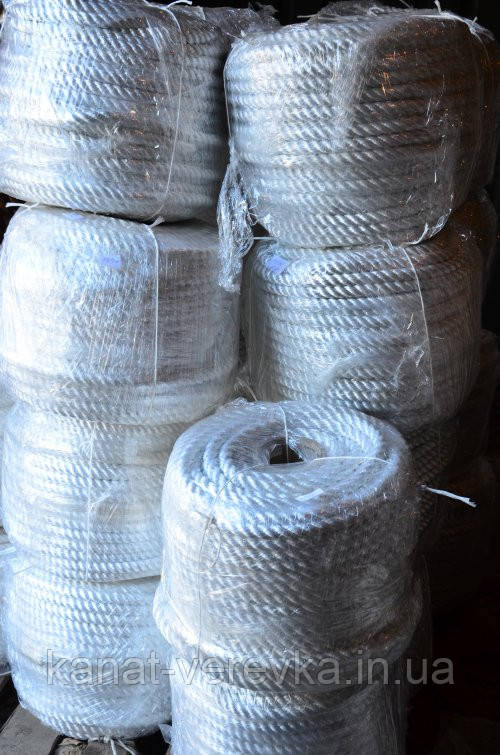 Канат поліамідний 22 мм 50 м. (капроновий)