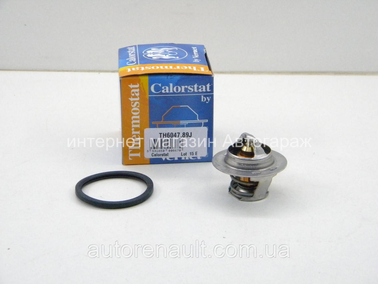 Термостат охолоджуючої рідини на Рено Логан II 1.6 i 16V (K4M 842) CALORSTAT by Vernet (Франція) - TH604789J