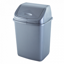 Відро для сміття з кришкою 5 л (сталь)