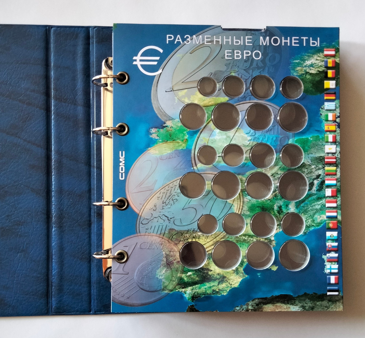 Альбом для монет "Разменные монеты евро" - фото 3 - id-p1503781343
