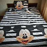Постільна білизна напівторна Бязь Мікі Маус Дісней, фото 2