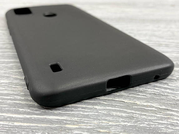 TPU чохол чорний матовий для ZTE Blade A51, фото 2
