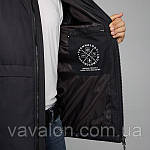 Зимова чоловіча куртка Vavalon KZ-2119 black, фото 8