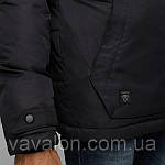Зимова чоловіча куртка Vavalon KZ-2119 black, фото 9