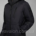 Зимова чоловіча куртка Vavalon KZ-2119 black, фото 5