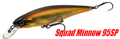 Воблер Jackall Squad Minnow 80 мм Floating col. Ghost G Perch 9.1 р