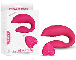 Вібратор для пар з пультом ДУ Toyz4Partner Rechargeable Partner Vibrator