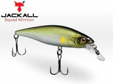Воблер Jackall Squad Minnow 80 мм Floating col. Ghost G Perch 9.1 р