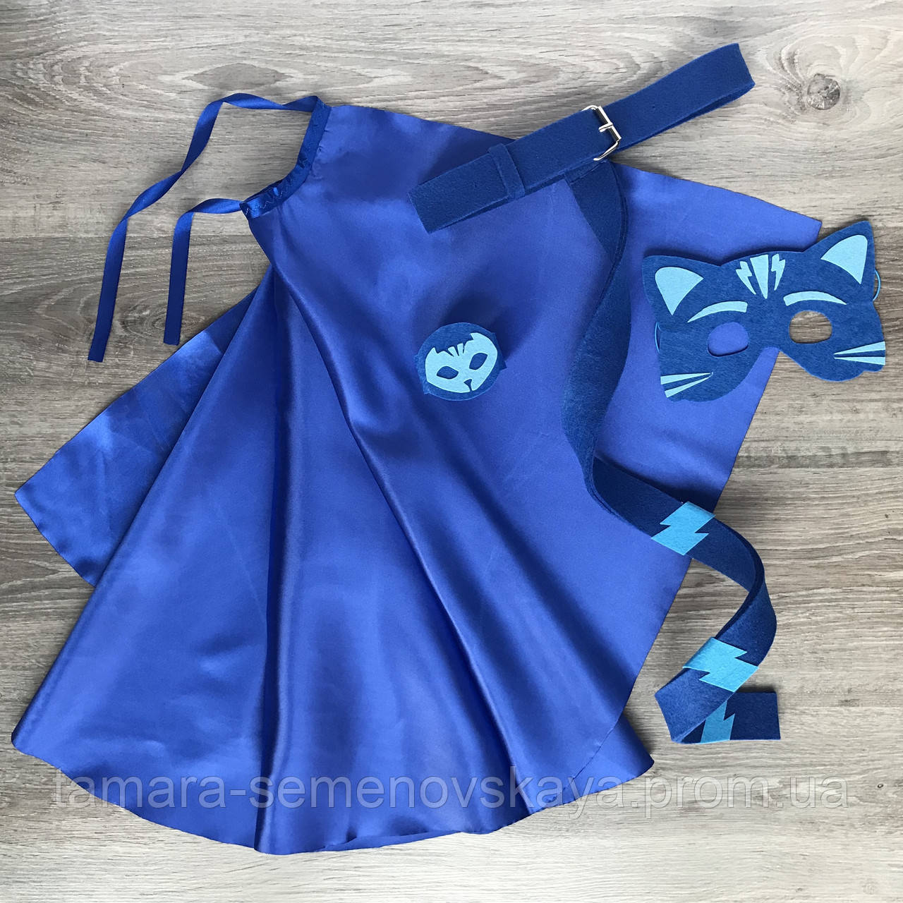 Синій набір кота Кетбой з хвостом "Герої в масках"
