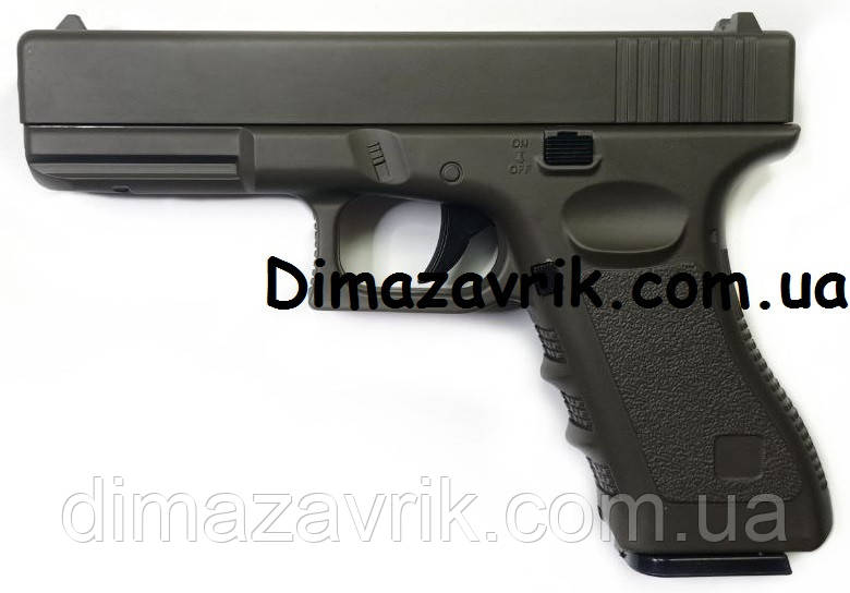 Пневматичний пістолет Глок Vigor V20 Glock металевий Коричневий, фото 1