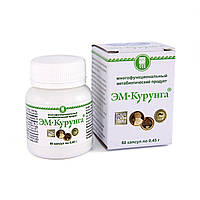 Продукт метабиотический «ЕМ-Курунга» 60 капсул (гастрит, виразка, коліт, запори, віруси, алергія, отруєння)