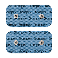 Электроды самоклеющиеся Easy Snap 5 х 10 с 2 разъемами Compex, 2 шт