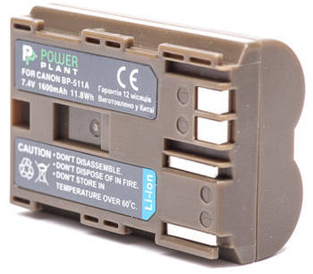 Акумулятор PowerPlant Canon BP-511 1600mAh