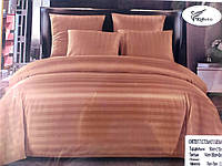 Полуторное постельное белье KOLOCO коричневое