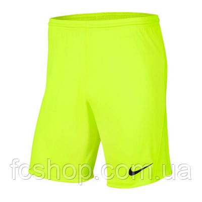 Шорти дитячі NIKE PARK III BV6865-702, Салатовий, Розмір (EU) — 152 cm