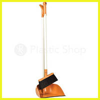 Совок и щетка Irak Plastic Broom New оранжевый