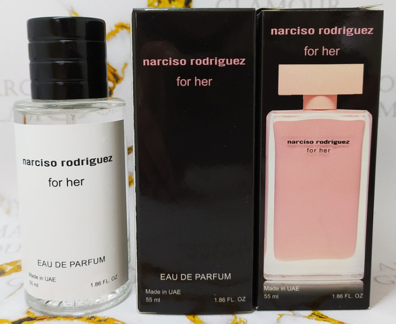 Парфумована вода жіноча Narciso Rodriguez For Her (Нарцисо Родрігес Фо Хе) - UAE Tester 55ml