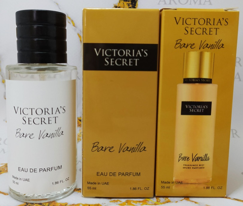 Парфумована вода жіноча Victoria's Secret Bare Vanilla (Вікторія Сікрет Бае Ванілу) — UAE Tester 55ml, фото 1