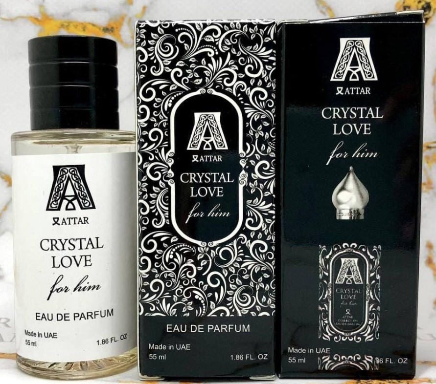 Парфумована вода чоловіча Attar Crystal Collection Love for Him (Аттар Колекшн Крістал Лав фо Хім) - UAE, фото 1