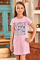Детская ночнушка для девочки Baykar Турция детские ночнушки рубашки сорочки для девочек LISTEN Арт. 9115-253
