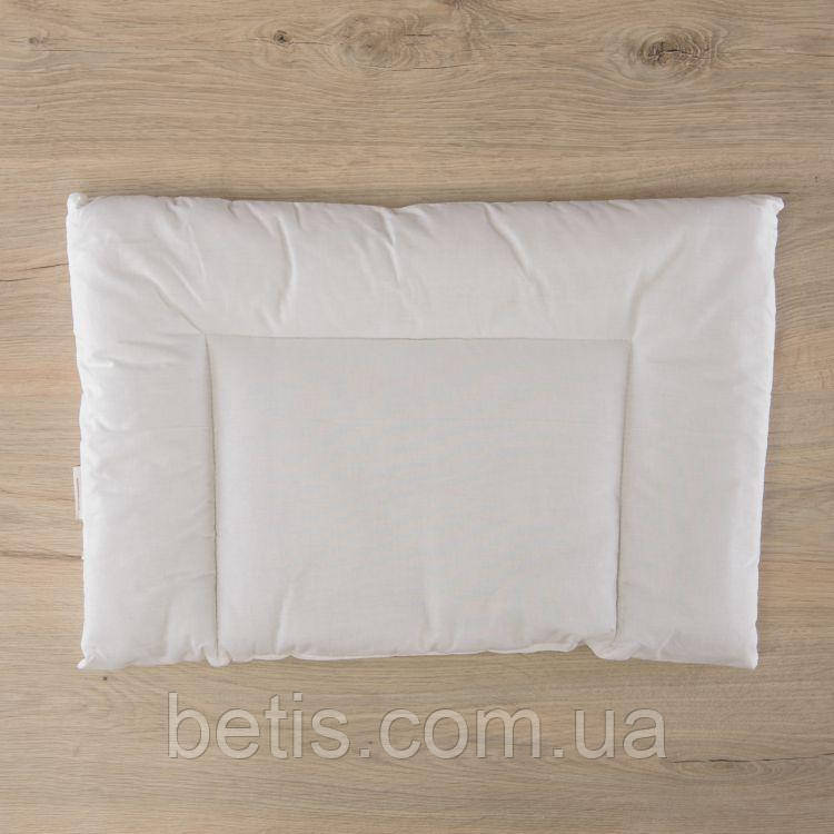Подушка для новонароджених "Малюк" Однотон Білий Міткаль,наповнювач-синтепон. Щільність 400 г/м2 арт.27081999