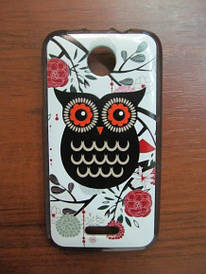 Чохол для lenovo a390 панель накладка з малюнком сова
