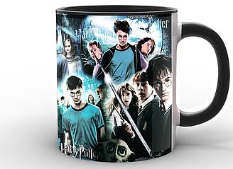 Кружка GeekLand Harry Potter Гаррі Поттер історія магії HP.02.020 чорна