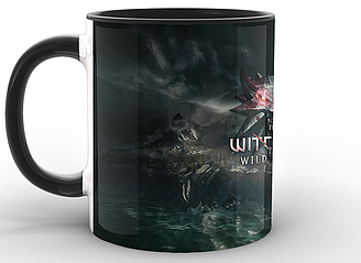 Кружка GeekLand The Witcher Відьмак постер TW.02.017 чорна