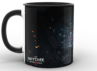 Кружка GeekLand The Witcher Відьмак постер TW.02.015 чорна