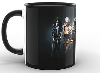 Кружка GeekLand The Witcher Відьмак постер TW.02.024 чорна