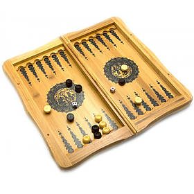 Нарди з шахами бамбукові "Баку"