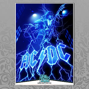 Плакат А3 Рок AC DC 11