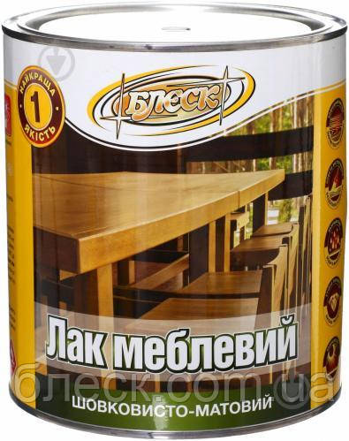 Лак меблевий НЦ-243 шовковисто-матовий "БЛЄСК" 18 кг (відро б/ж 20 л), фото 1