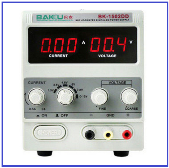 Блок живлення із цифровою індикацією BAKKU BK 1502DD, фото 1