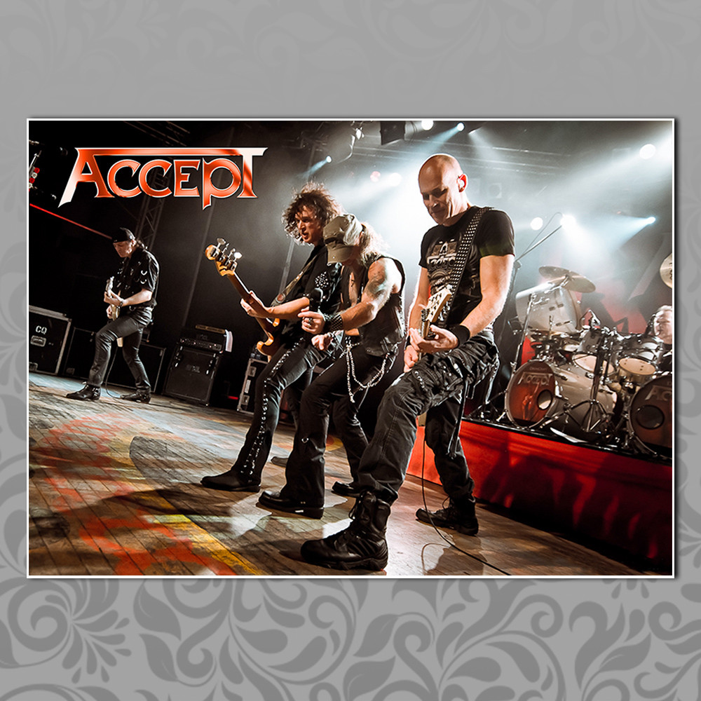 Плакат А3 Рок Accept 002, фото 1