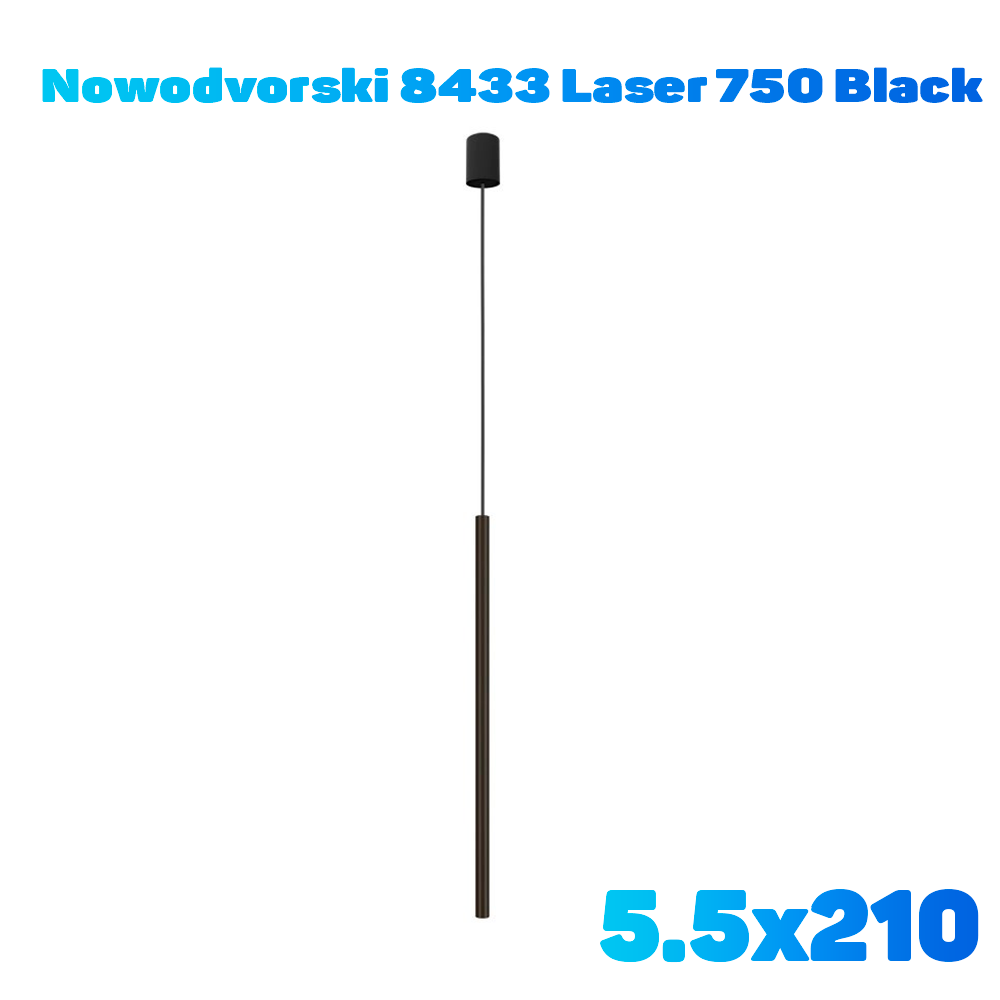 Підвісний світильник Nowodvorski 8433 Laser 750 Black G9
