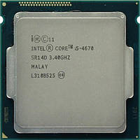 БУ Процессор s1150 Intel Core i5-4670, 3,4-3,8 МГц, 4-4 core, Intel HD Graphics 4600, 84W