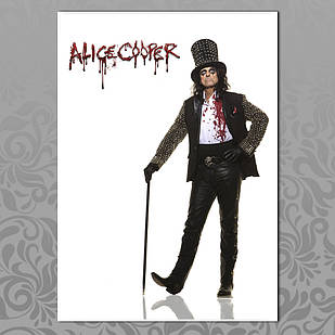 Плакат А3 Рок Alice Cooper 002