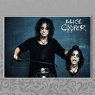 Плакат А3 Рок Alice Cooper 003