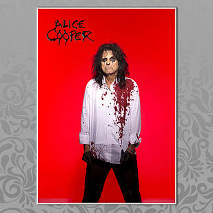 Плакат А3 Рок Alice Cooper 004