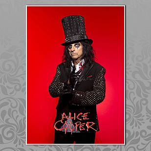 Плакат А3 Рок Alice Cooper 006