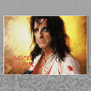 Плакат А3 Рок Alice Cooper 007