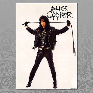 Плакат А3 Рок Alice Cooper 009