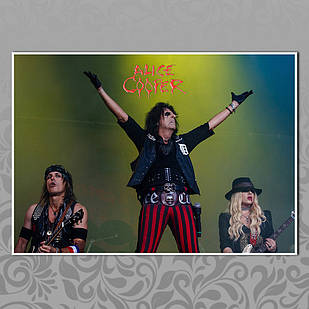 Плакат А3 Рок Alice Cooper 011