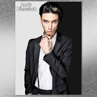 Плакат А3 Рок Andy Biersack 07