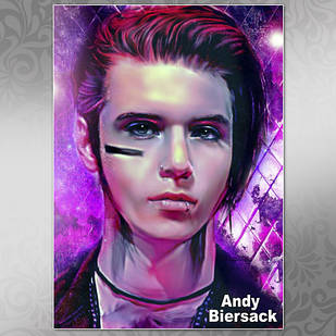Плакат А3 Рок Andy Biersack 08