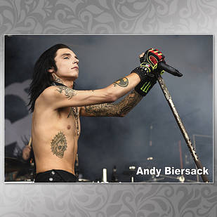 Плакат А3 Рок Andy Biersack 10