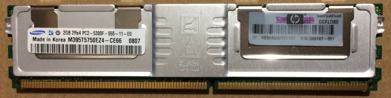 2GB DDR2 667MHz Samsung PC2-5300F 2Rx4 ECC Fully Bufferred FBDimm RAM Серверна оперативна пам'ять